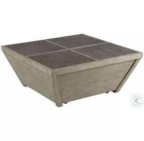 West End Soft Greige Square Occasional Table Set