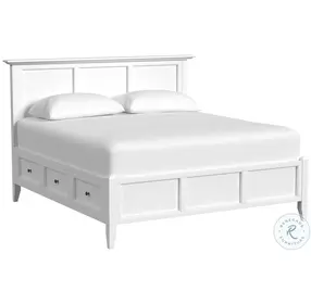Westlake White Panel Storage Bedroom Set