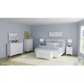 Westlake White Queen Mansion Bed