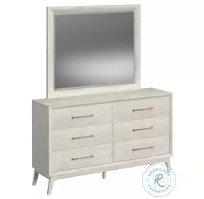 Clare Almond 6 Drawer Dresser And Mirror