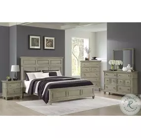 Emiko Light Grey 2 Drawer Nightstand
