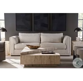 Beckett White Travertine Cocktail Table