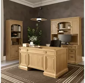 Winchester Natural Oak Executive Desk