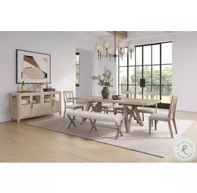 Winslow Light Tan Extendable Dining Table