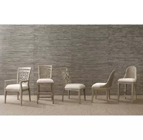 Clearview Oyster Performance Fabric Upholstered Essex Arm Chair Set of 2