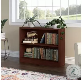 Universal Harvest Cherry Small 2 Shelf Bookcase