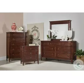 Charleston Maraschino Cherry 5 Drawer Chest