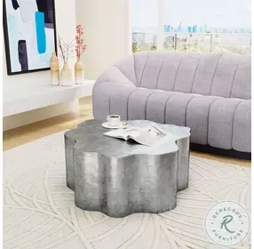 Kortha Antique Silver Coffee Table