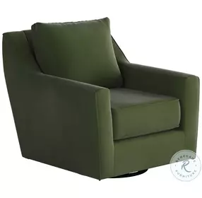 Bella Green Forrest Recessed Arm Swivel Glider Chair