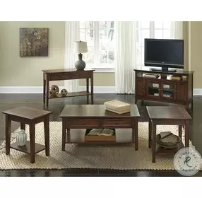 Westlake Cherry Brown Sofa Table