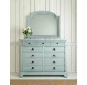 Summer Creek Blue Arched Mirror