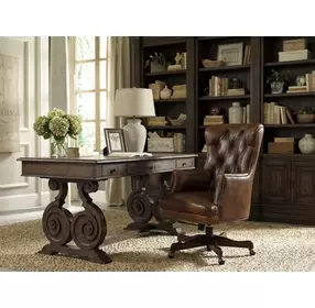 Rhapsody Rustic Walnut Writing Desk