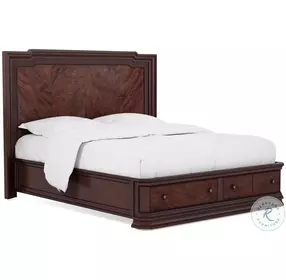 Revival Napa Mahogany Storage Panel Bedroom Set