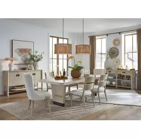 Sunset Cove Sanibel Brown 96" Rectangular Dining Table