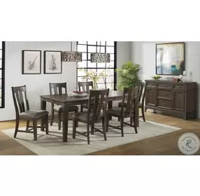 Whiskey River Gun Powder Gray Extendable Dining Table