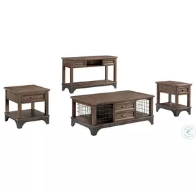 Whiskey River Gun Powder Gray Sofa Table