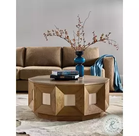 Commerce And Market Medium Natural Oak Haven Cocktail Table