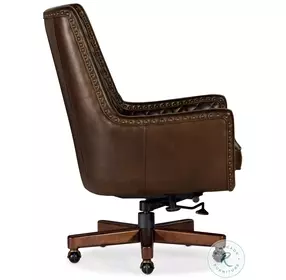 Kent Dark Wood Executive Swivel Tilt Chair