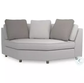 I am Shelfish Gray Corner Chair