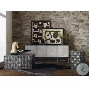 Mercantile Dark Brown Chiseling Cocktail Table