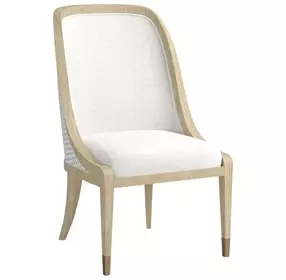 Eave Sundrenched Oak and White Hostess Dining Chair