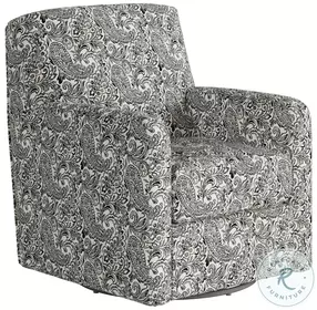 Flash Dance Caviar 29" Wide Swivel Glider