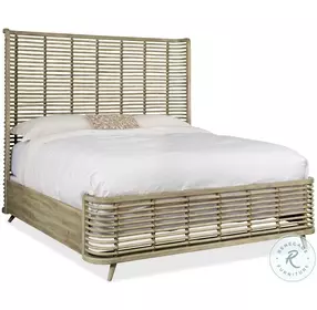 Tidewater Light Natural Rattan Bedroom Set
