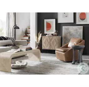 Commerce And Market Black Natural Wood Spot Table