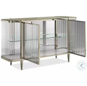 Stop And Stare Soft Silver And Whisper Of Gold Sideboards With LED Lighting