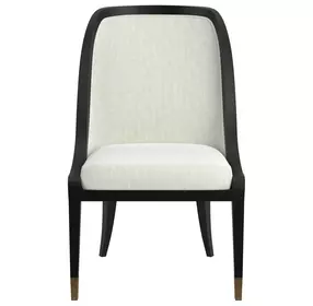 Eave Cream Upholstered Hostess Chair