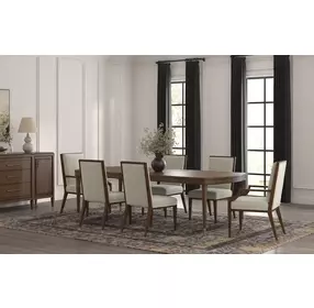Eave Cream Upholstered Arm Chair Set of 2