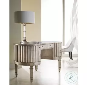 Fluted Kidney Champagne Desk