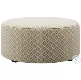 Limelight Mineral Mineral Round Cocktail Ottoman