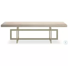 Wish You Were Here Gray Sandstone Cocktail Table