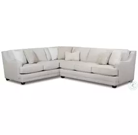Hogan Cotton Recessed Arm LAF Sectional