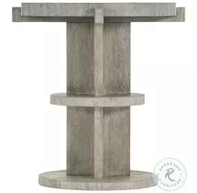 Foundations Light Shale Round Side Table