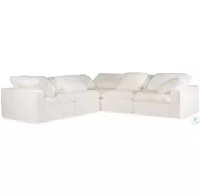 Barefoot White 5 Piece Sectional