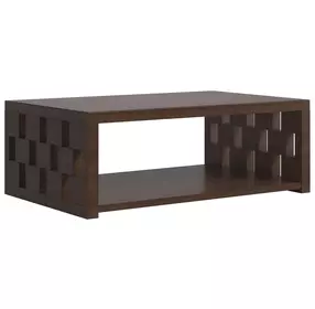 Verge Handcrafted Walnut Rectangular Cocktail Table