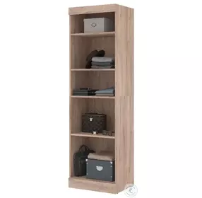 Pur Rustic Brown 25" Shelving Unit
