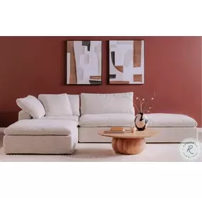 Clay Coastside Sand Ottoman