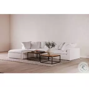 Terra White Ottoman