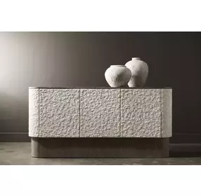Monolith Ivory 3 Door Buffet with 1 Drawer and 3 Shelves