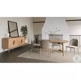 Burton Gray Dining Chair Set Of 2