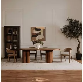 Martens Camel Upholstered Dining Chair