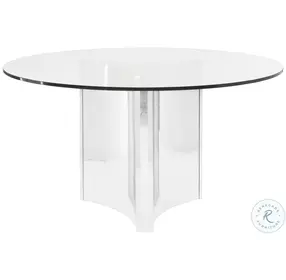 Abbott Gleaming Stainless Steel Dining Table