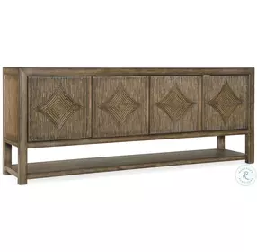 Solara Rich Dynamic Brown Entertainment Center