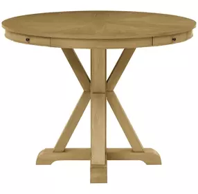 Rylie Natural Round Counter Height Dining Room Set