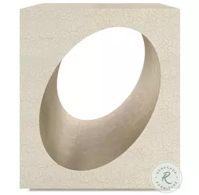Chasm Ivory Craze End Table