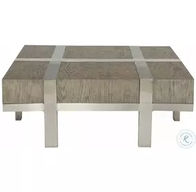 Leigh Rustic Grey And Tarnished Nickel Occasional Table Set