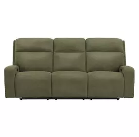 Traxton Jasper Moss Zero Gravity Triple Power Reclining Living Room Set with USB Charging